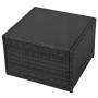 Set muebles de jardín 5 piezas y cojines ratán sintético negro de , Conjuntos de jardín - Ref: Foro24-43110, Precio: 355,57 €...
