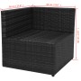 Set muebles de jardín 5 piezas y cojines ratán sintético negro de , Conjuntos de jardín - Ref: Foro24-43110, Precio: 355,57 €...