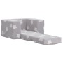 Sofá cama infantil felpa suave gris claro con estrellas de , Mobiliario para bebés y niños pequeños - Ref: Foro24-341821, Pre...
