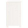 Mesita de noche madera maciza de pino blanca 50x35x61,5 cm de , Mesitas de noche - Ref: Foro24-813681, Precio: 70,08 €, Descu...