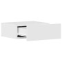 Mesita de noche flotante madera ingeniería blanco brillo de , Mesitas de noche - Ref: Foro24-800318, Precio: 47,12 €, Descuen...