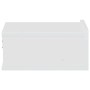 Mesita de noche flotante madera ingeniería blanco brillo de , Mesitas de noche - Ref: Foro24-800318, Precio: 47,12 €, Descuen...