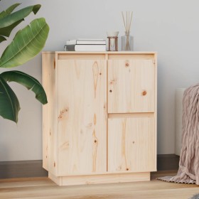 Aparador de madera maciza de pino 60x34x75 cm de , Aparadores - Ref: Foro24-813390, Precio: 79,45 €, Descuento: %