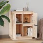 Aparador de madera maciza de pino 60x34x75 cm de , Aparadores - Ref: Foro24-813390, Precio: 79,45 €, Descuento: %