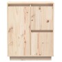 Aparador de madera maciza de pino 60x34x75 cm de , Aparadores - Ref: Foro24-813390, Precio: 79,45 €, Descuento: %