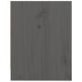 Mesita de noche madera maciza de mango gris 40x30,5x40 cm de , Mesitas de noche - Ref: Foro24-808117, Precio: 34,21 €, Descue...