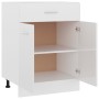 Armario inferior “Lyon” madera ingeniería blanco brillo de , Armarios de cocina - Ref: Foro24-801233, Precio: 135,40 €, Descu...