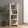 Estantería/divisor de espacios de madera maciza 60x35x160 cm de , Librerías y estanterías - Ref: Foro24-813889, Precio: 59,98...