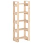 Estantería/divisor de espacios de madera maciza 60x35x160 cm de , Librerías y estanterías - Ref: Foro24-813889, Precio: 59,98...