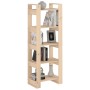 Estantería/divisor de espacios de madera maciza 60x35x160 cm de , Librerías y estanterías - Ref: Foro24-813889, Precio: 59,98...