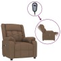 Sillón reclinable eléctrico de tela marrón | Foro24.es | Tu tienda online para hogar, jardín y más Foro24.es