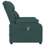 Sillón reclinable eléctrico tela verde oscuro de , Sillones - Ref: Foro24-3143573, Precio: 218,79 €