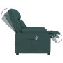 Sillón reclinable eléctrico tela verde oscuro de , Sillones - Ref: Foro24-3143573, Precio: 218,79 €