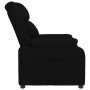 Sillón reclinable de tela negro