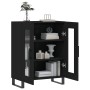 Aparador de madera de ingeniería negro 69,5x34x90 cm de , Aparadores - Ref: Foro24-827813, Precio: 111,38 €