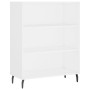 Estantería madera de ingeniería blanco 69,5x32,5x90 cm de , Aparadores - Ref: Foro24-828380, Precio: 50,53 €, Descuento: %