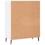 Estantería madera de ingeniería blanco 69,5x32,5x90 cm de , Aparadores - Ref: Foro24-828380, Precio: 50,53 €, Descuento: %