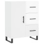Aparador de madera contrachapada blanco brillante 69,5x34x90 cm de , Aparadores - Ref: Foro24-827942, Precio: 76,56 €, Descue...