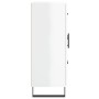 Aparador de madera contrachapada blanco brillante 69,5x34x90 cm de , Aparadores - Ref: Foro24-827942, Precio: 76,56 €, Descue...
