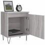 Mesita de noche 2 uds madera ingeniería gris Sonoma 40x30x50 cm | Foro24.es | Tu tienda online para hogar, jardín y más Foro24.es
