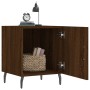 Mesita de noche madera de ingeniería marrón roble 40x40x50 cm de , Mesitas de noche - Ref: Foro24-827610, Precio: 30,07 €