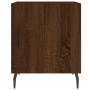 Mesita de noche madera de ingeniería marrón roble 40x40x50 cm de , Mesitas de noche - Ref: Foro24-827610, Precio: 30,07 €