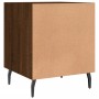 Mesita de noche madera de ingeniería marrón roble 40x40x50 cm de , Mesitas de noche - Ref: Foro24-827610, Precio: 30,07 €