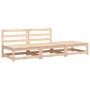 Juego de muebles de jardín 3 piezas madera maciza de pino de , Sofás modulares de exterior - Ref: Foro24-805710, Precio: 123,...