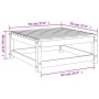 Juego de muebles de jardín 3 piezas madera maciza de pino de , Sofás modulares de exterior - Ref: Foro24-805710, Precio: 123,...