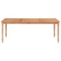 Mesa Batavia de madera maciza de teca 200x100x75 cm de , Mesas de cocina y de comedor - Ref: Foro24-316033, Precio: 332,98 €,...