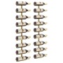 Botellero de pared para 9 botellas 2 unidades hierro dorado de , Botelleros - Ref: Foro24-340903, Precio: 96,10 €, Descuento: %