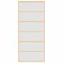 Puerta corredera dorada vidrio ESG esmerilado aluminio 90x205cm de , Puertas para el hogar - Ref: Foro24-155164, Precio: 155,...