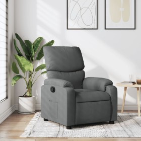 Sillón reclinable de tela gris oscuro de , Sillones - Ref: Foro24-373411, Precio: 234,56 €, Descuento: %