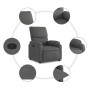 Sillón reclinable de tela gris oscuro de , Sillones - Ref: Foro24-373411, Precio: 234,56 €, Descuento: %