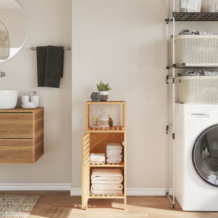Armario de baño con estante bambú 36x33x87 cm de , Taquillas y armarios de almacenamiento - Ref: Foro24-373369, Precio: 81,52 €