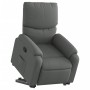 Sillón reclinable elevable de tela gris oscuro de , Sillones - Ref: Foro24-3204825, Precio: 293,99 €, Descuento: %