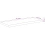 Tablero rectangular madera de acacia borde vivo 100x40x3,8 cm de , Tableros para mesas - Ref: Foro24-370300, Precio: 74,08 €,...