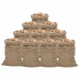 Sacos de yute 10 unidades 60x105 cm 100% yute 340 g/m² de , Maletas y bolsos de viaje - Ref: Foro24-155784, Precio: 44,83 €, ...