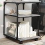 Soporte de impresora 3 niveles gris Sonoma 43x48x64 cm de , Soportes para impresoras - Ref: Foro24-842279, Precio: 48,07 €, D...