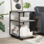 Soporte de impresora 3 niveles gris Sonoma 43x48x64 cm de , Soportes para impresoras - Ref: Foro24-842279, Precio: 48,07 €, D...