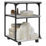 Soporte de impresora 3 niveles gris Sonoma 43x48x64 cm de , Soportes para impresoras - Ref: Foro24-842279, Precio: 48,07 €, D...
