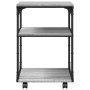 Soporte de impresora 3 niveles gris Sonoma 43x48x64 cm de , Soportes para impresoras - Ref: Foro24-842279, Precio: 48,07 €, D...