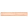 Estante de pared madera maciza roble sin tratar 200x30x(2-4) cm de , Estantes y estanterías - Ref: Foro24-363604, Precio: 80,...