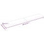 Estante de pared madera maciza roble sin tratar 200x30x(2-4) cm de , Estantes y estanterías - Ref: Foro24-363604, Precio: 80,...
