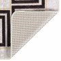 Alfombra lavable antideslizante blanco y negro 150x230 cm de , Alfombras - Ref: Foro24-373989, Precio: 52,59 €, Descuento: %