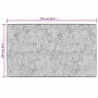 Alfombra lavable antideslizante blanco y negro 150x230 cm de , Alfombras - Ref: Foro24-373989, Precio: 52,59 €, Descuento: %