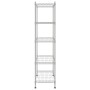Estante de almacenamiento 5 niveles cromado 90x35x180 cm 250 kg de , Estanterías industriales - Ref: Foro24-324623, Precio: 1...