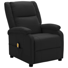Sillón de masaje de cuero sintético negro de , Sillones de masaje eléctricos - Ref: Foro24-322429, Precio: 208,99 €, Descuent...