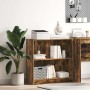 Estantería madera de ingeniería roble ahumado 80x24x76 cm de , Librerías y estanterías - Ref: Foro24-857830, Precio: 43,95 €,...