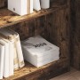 Estantería madera de ingeniería roble ahumado 80x24x76 cm de , Librerías y estanterías - Ref: Foro24-857830, Precio: 43,95 €,...